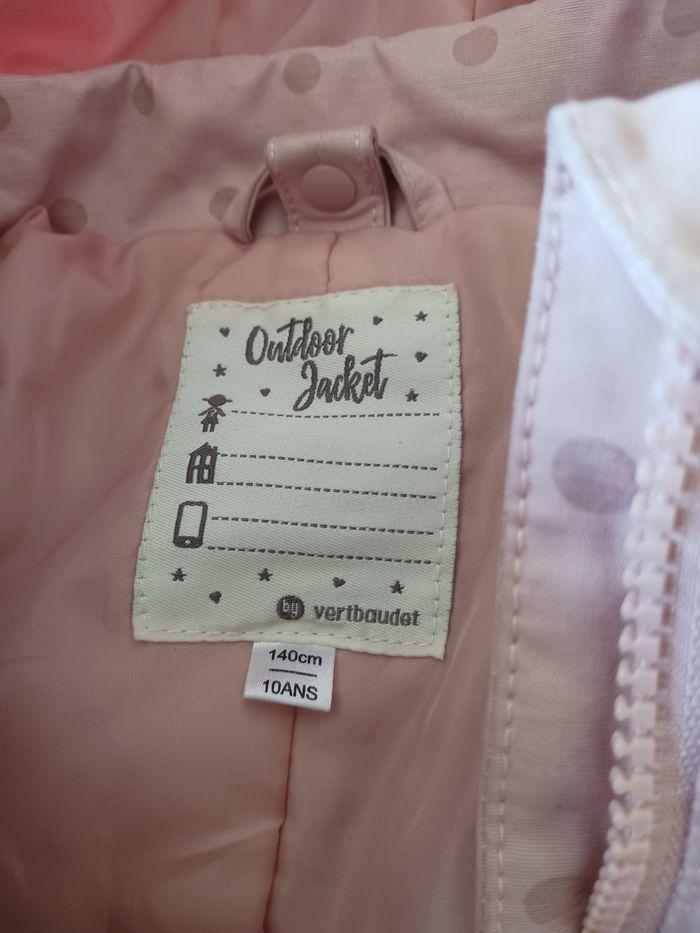 Manteau déperlant vertbaudet 10ans - photo numéro 3