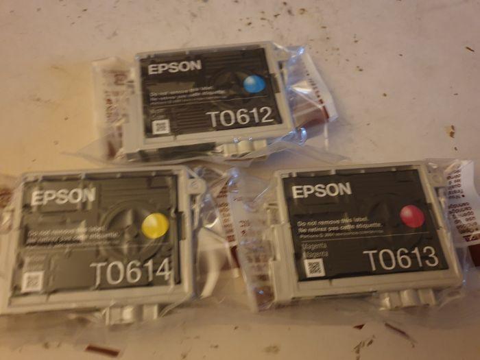 Lot de  3 cartouche compatible  epson stylus dx - photo numéro 1