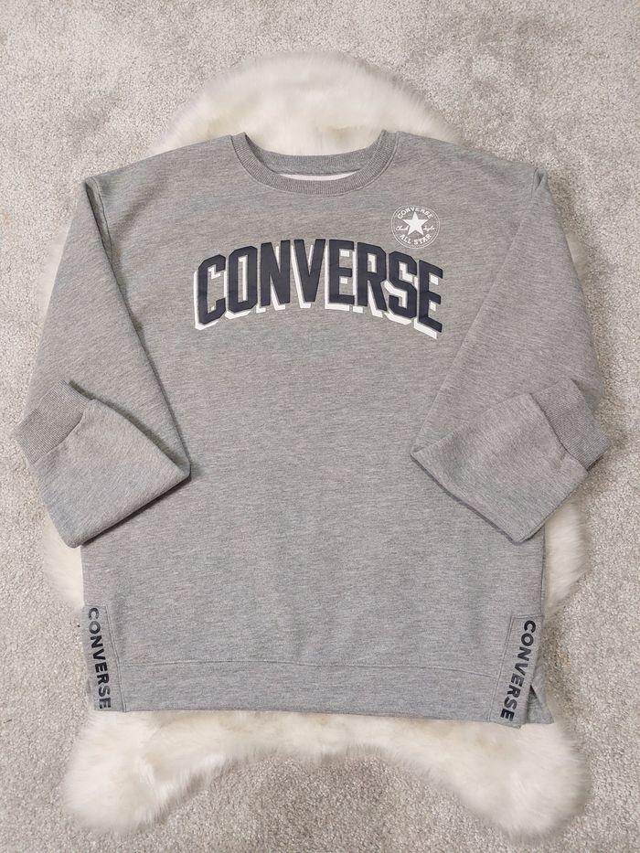 Sweat converse all star gris chiné vintage taille XL. - photo numéro 1