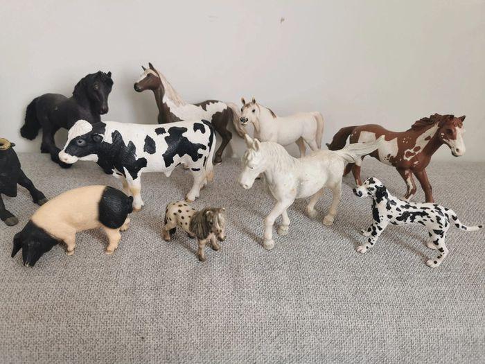 Lot de 16 figurines animaux ferme Schleich papo - photo numéro 4