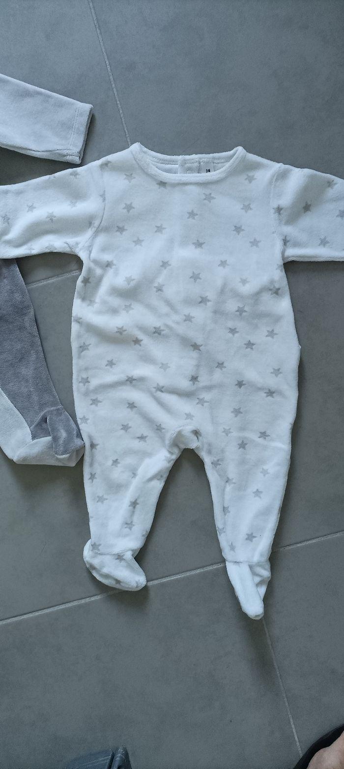 Lot de 3 pyjamas mixtes 3 mois - photo numéro 4