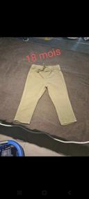 Pantalon garçon 18 mois