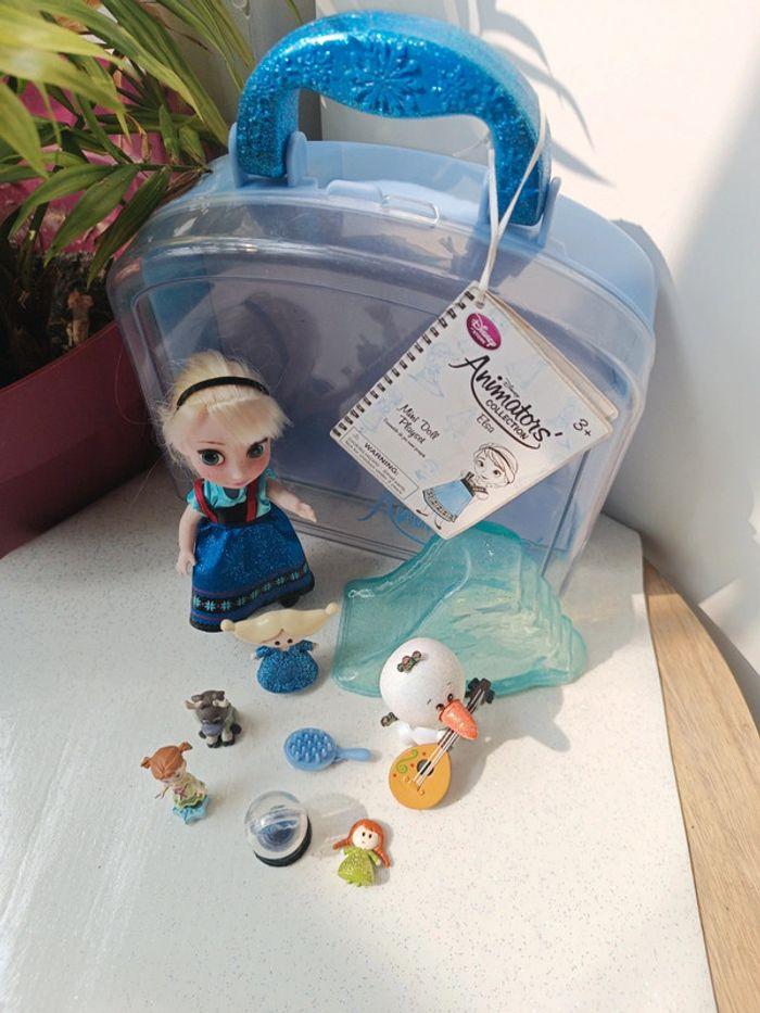 Princesse Disney Frozen Olaf reine neige Elsa Anna little animator animator's poupée doll small - photo numéro 7