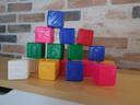 Cubes en plastique