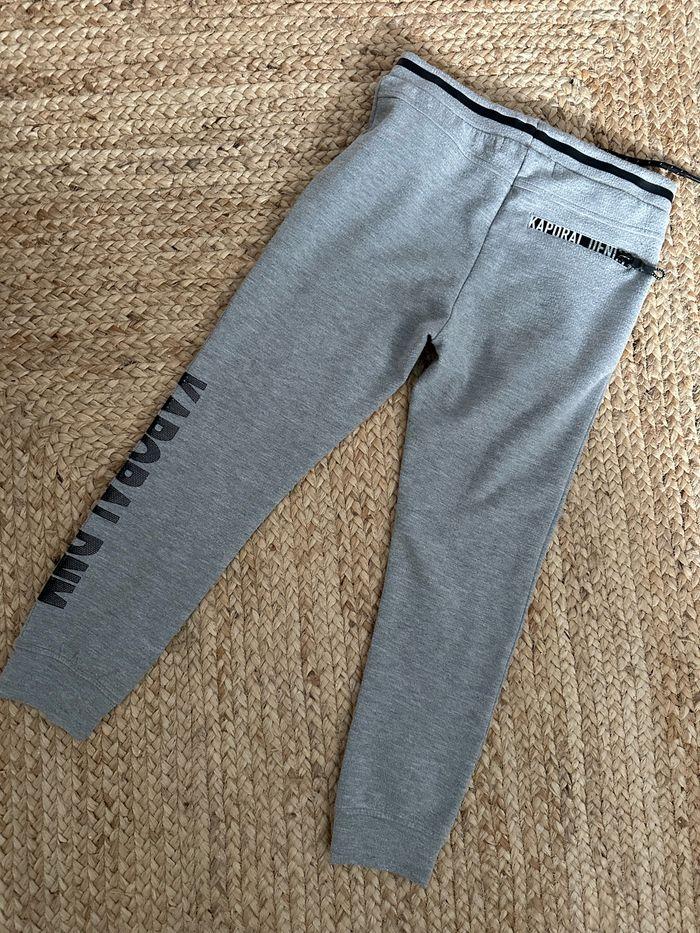 Pantalon jogging kaporal junior taille 10 ans gris noir très bon état - photo numéro 2