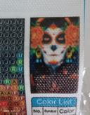 Kit complet diamant painting Calavera orange