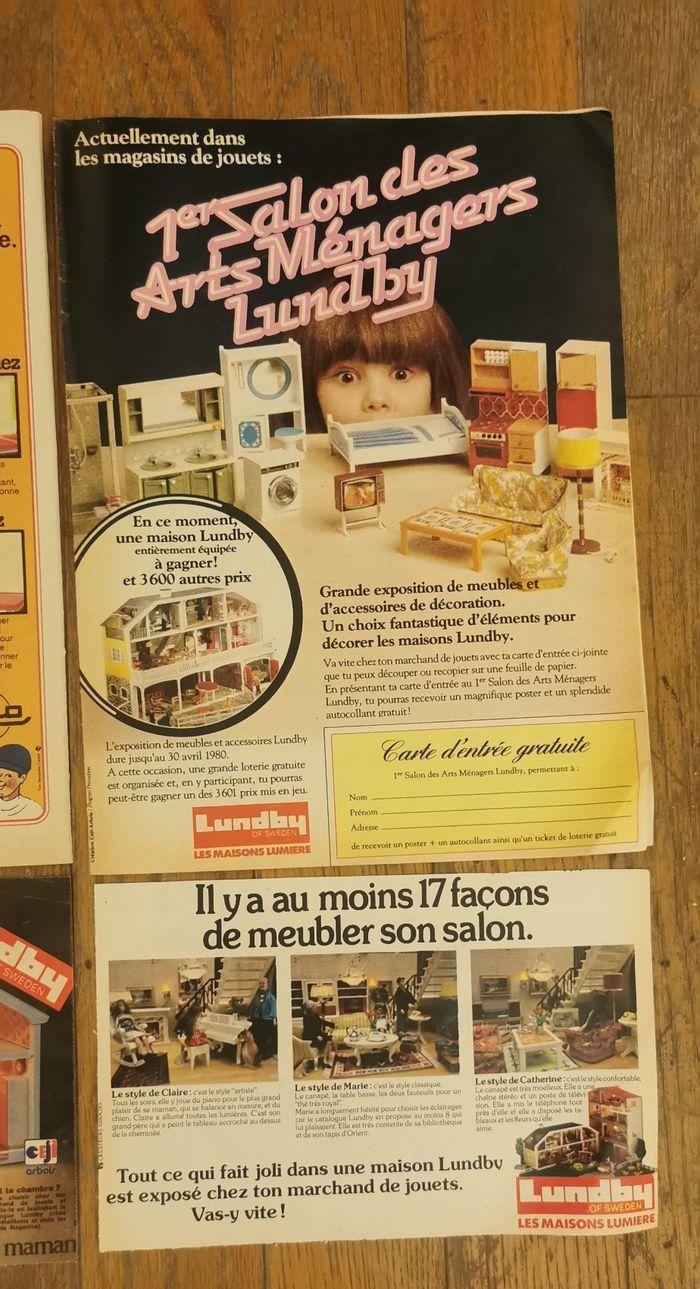 Lot anciennes publicités jouets maison fin 70 - photo numéro 2