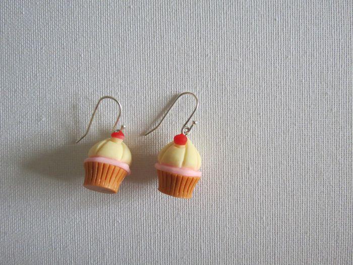 Boucles d'Oreilles Cupcake - photo numéro 1