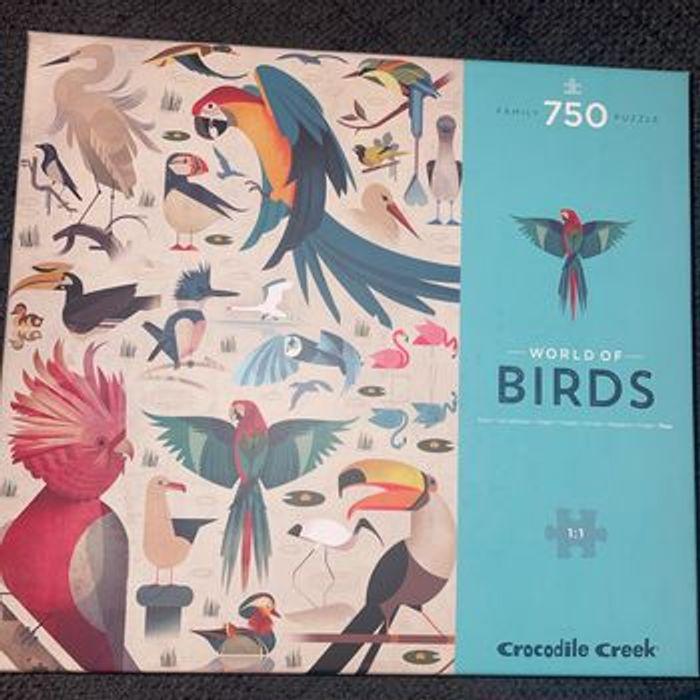 Puzzle Crocodile Creek World of Birds 750 pièces-  neuf - photo numéro 1