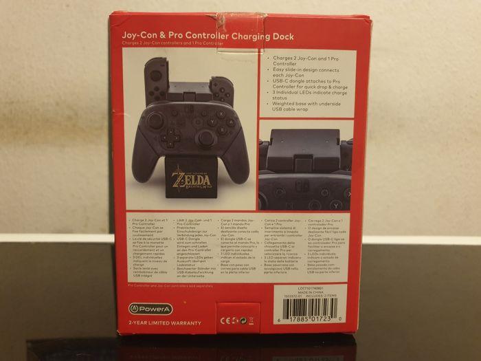 Joy-Con & Pro Controller Charging Dock Zelda - photo numéro 2