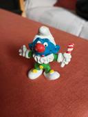 Figurine Schtroumpf clown années 80