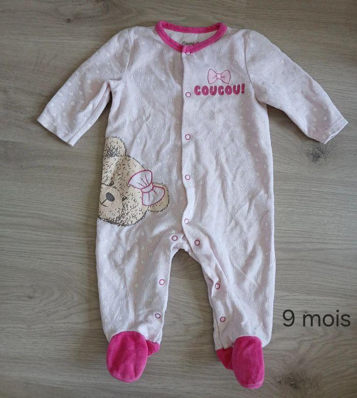 Pyjama fin 9 mois fille