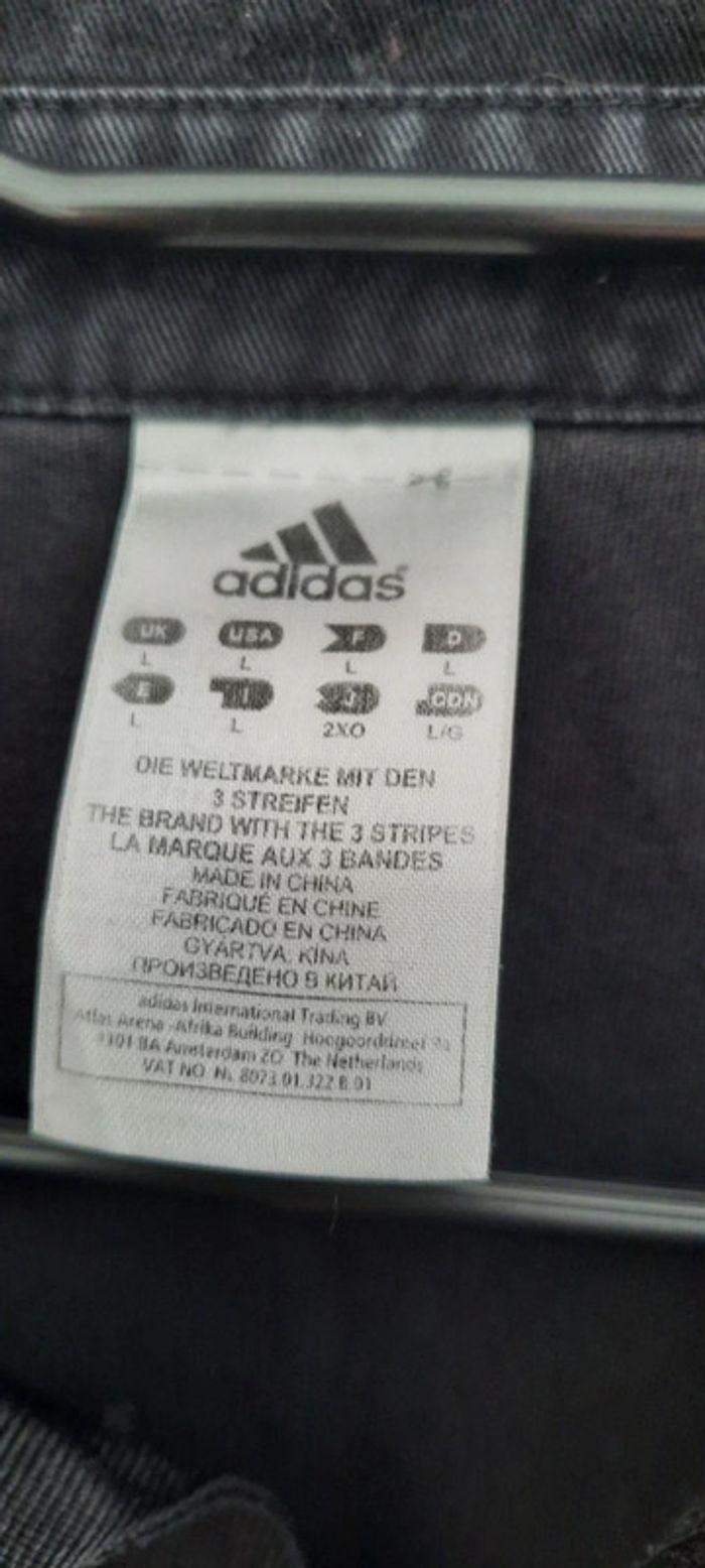 Polo Adidas All Black - photo numéro 4