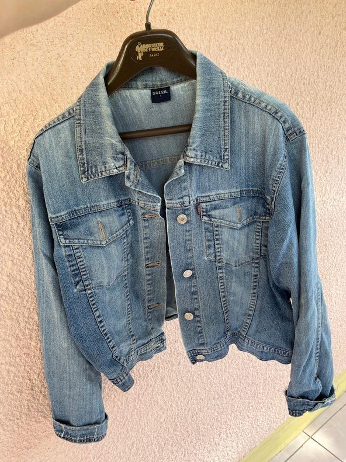 Veste jean vintage - photo numéro 1