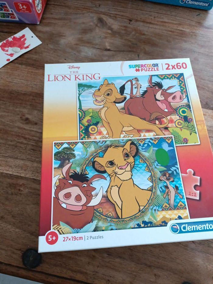 Puzzles 2x60 lion king  Disney 5ans+ - photo numéro 5