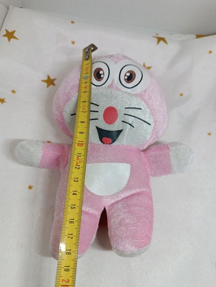 Rose pink peluche doudou poupée nounours Teddy chat cat Doraemon kawaii Sakura animé japonais - photo numéro 13