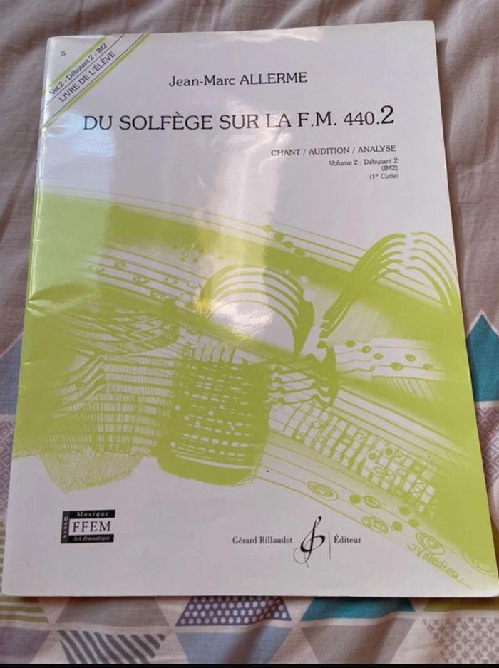 Livre solfège F.M.440.2 - photo numéro 1