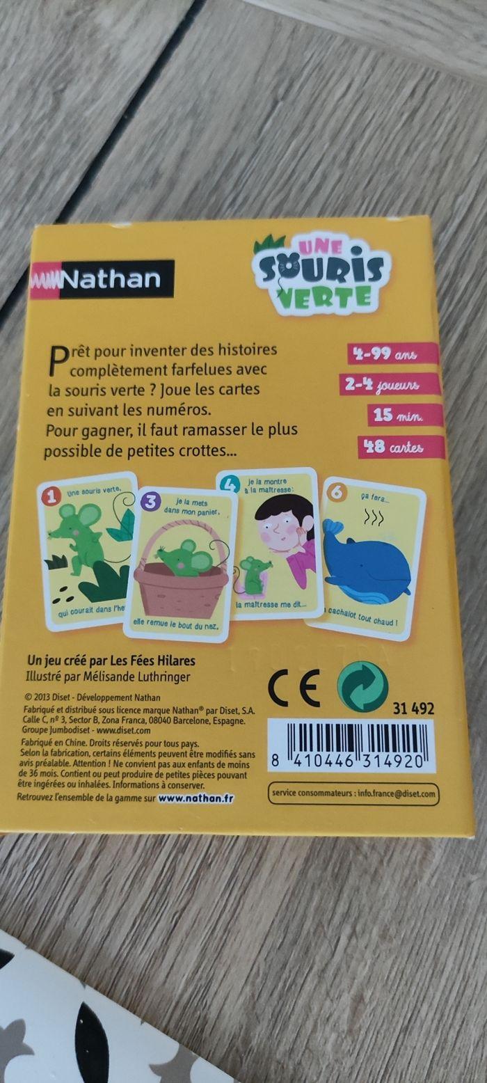 Jeux de cartes Nathan #Une souris verte # - photo numéro 3