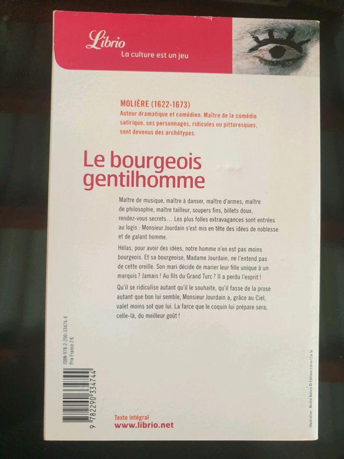 Livre le bourgeois gentilhomme - photo numéro 2