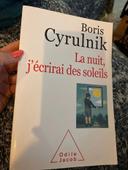 Livre de Boris Cyrulnik La nuit, j’écrirai des soleils