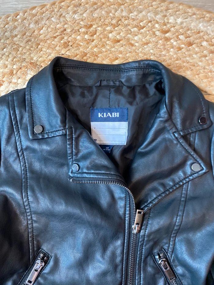 Veste perfecto noir Kiabi taille 6 ans / 116 cm - photo numéro 5