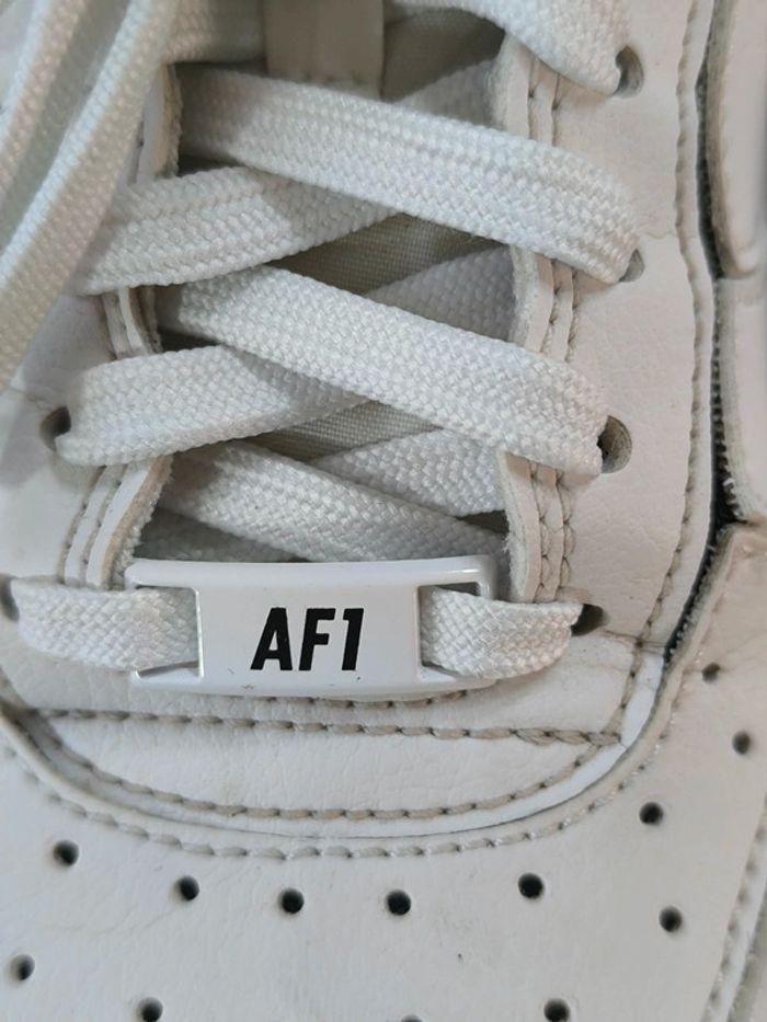 Baskets Nike air force one blanche et noir à scratch interchangeables - photo numéro 9