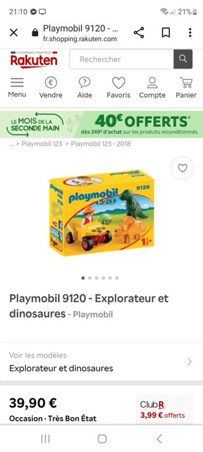 Playmobil 1 2 3 explorateur et dinosaures - photo numéro 6