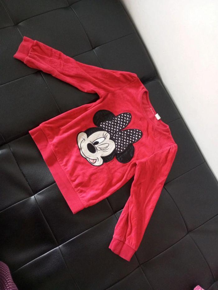 Haut de pyjama hiver Minnie - photo numéro 1