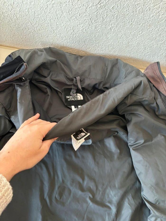 Manteau capuche veste blouson The North Face Hyvent 3 en 1 gris noir taille L - photo numéro 9