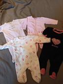 Lot de 4 pyjamas velours