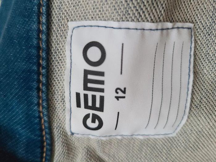 Veste en jeans demim bleu gemo 12 ans - photo numéro 4