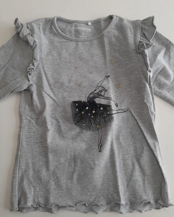 T-shirt Orchestra gris taille 4 ans / 104 cm - photo numéro 1