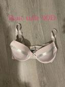 Soutien gorge à armature rose clair liseret satin basic taille 90D