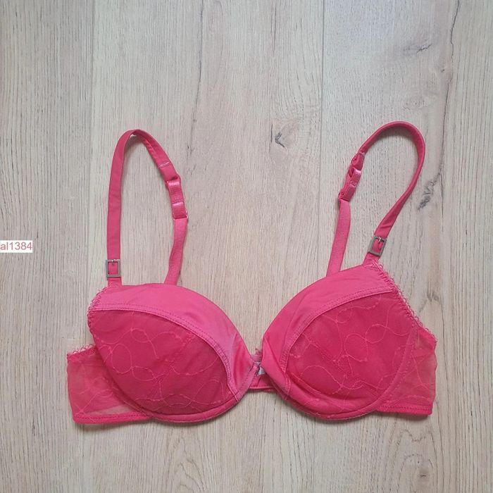 Soutien-gorge rose coque fine avec armature - Allande - Taille 85B - photo numéro 1