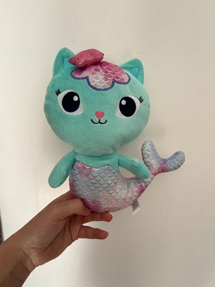 Peluche gabby chat doudou chat sirène Marinette dessin animé - photo numéro 1