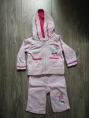 Ensemble fille jogging charmmy kitty velours 6 mois