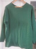 Pull taille M vert émeraude