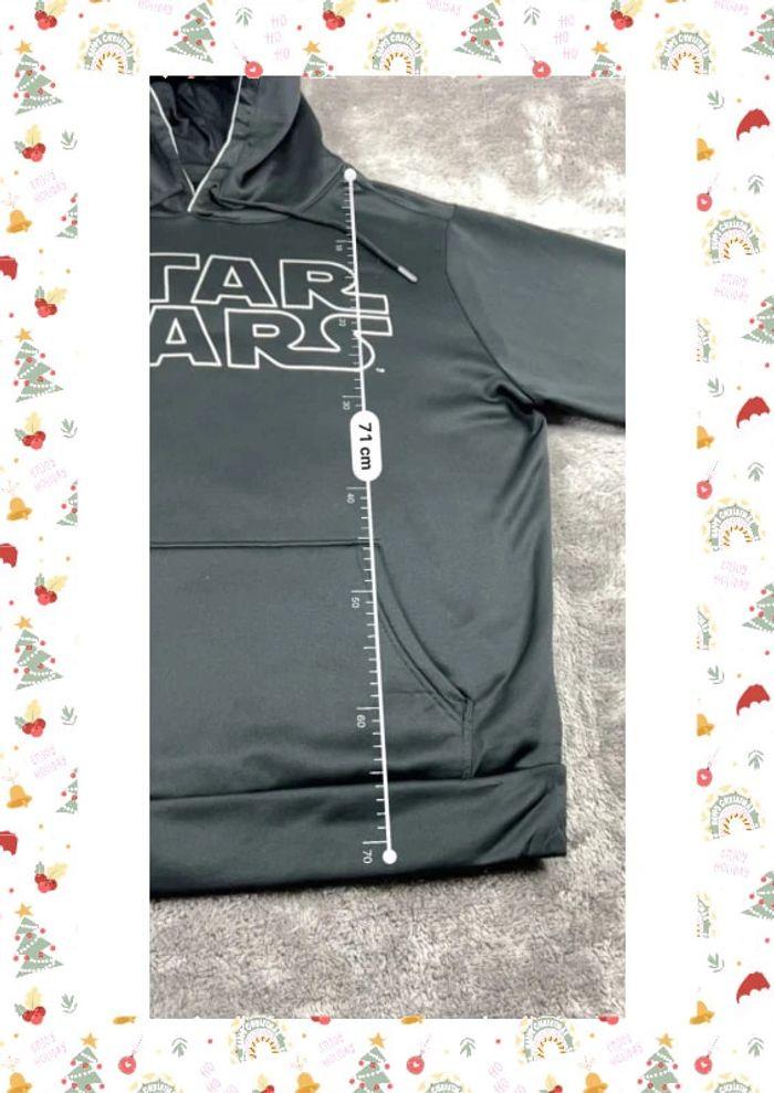 👕 Sweat à capuche Veste University Rare Vintage y2k 90s 2000s Star Wars Noir Taille M 👕 - photo numéro 3