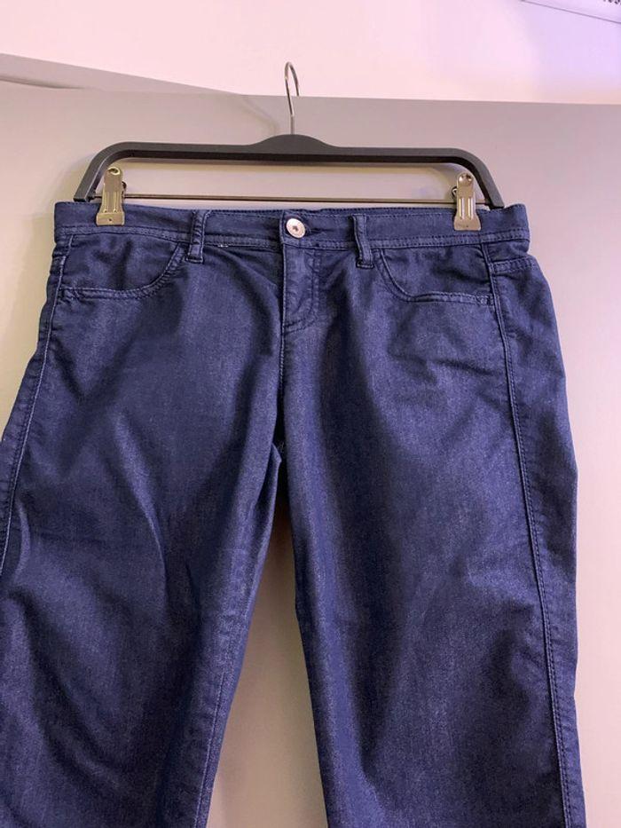 Pantalon foncé Benetton Jeans taille 38/40 - photo numéro 2