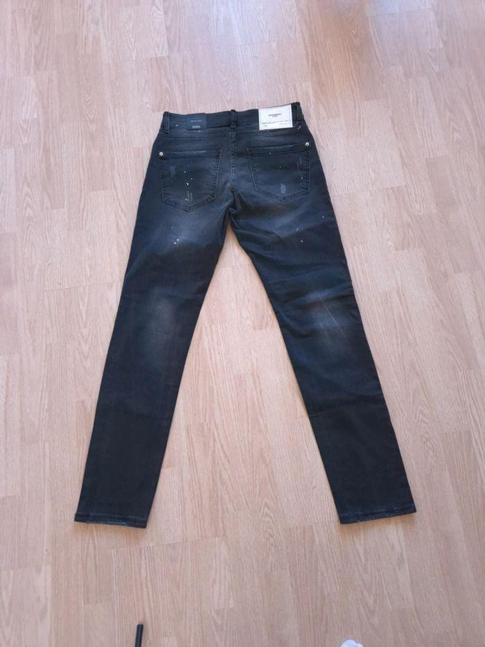 Jeans Dsquared2 homme noir taille 44 w34 neuf avec étiquette - photo numéro 3