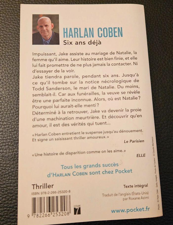 "Six ans déjà" d Harlan Coben - photo numéro 2