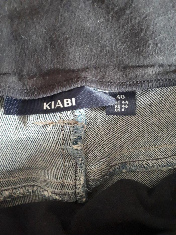 Short grossesse en jean bleu Kiabi 40 très bon état - photo numéro 6