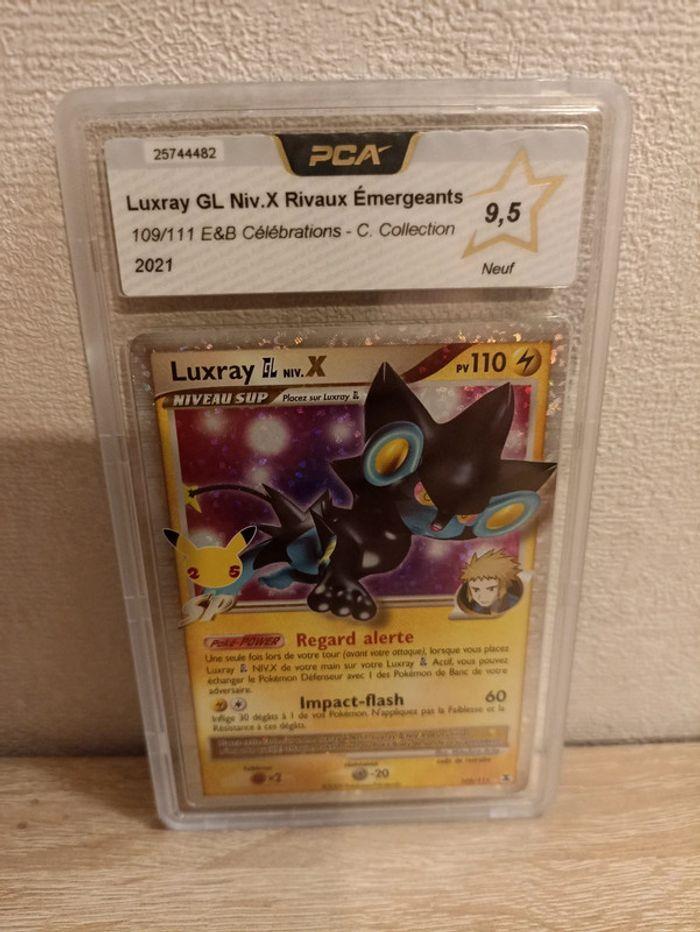 Carte pokémon luxray célébration PCA 9.5 - photo numéro 1