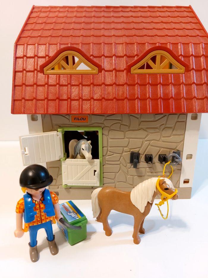 Playmobil ranch écurie chevaux - photo numéro 3