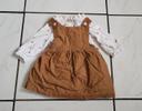 Robe et body bébé fille