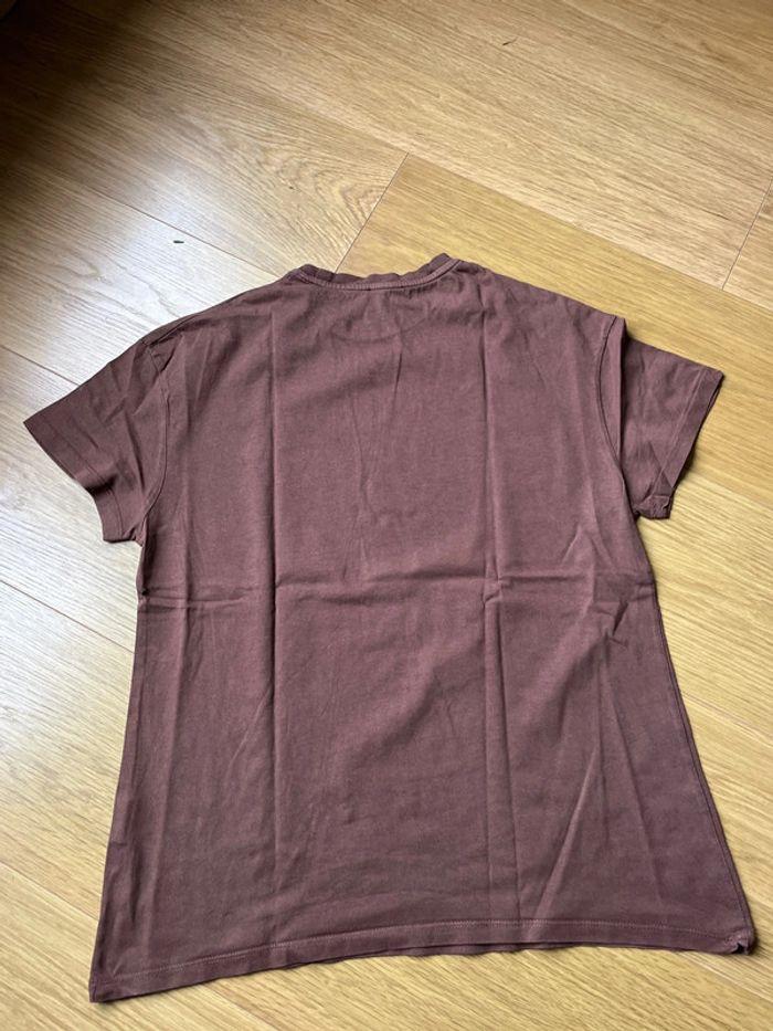 Teeshirt marron taille XS - photo numéro 3