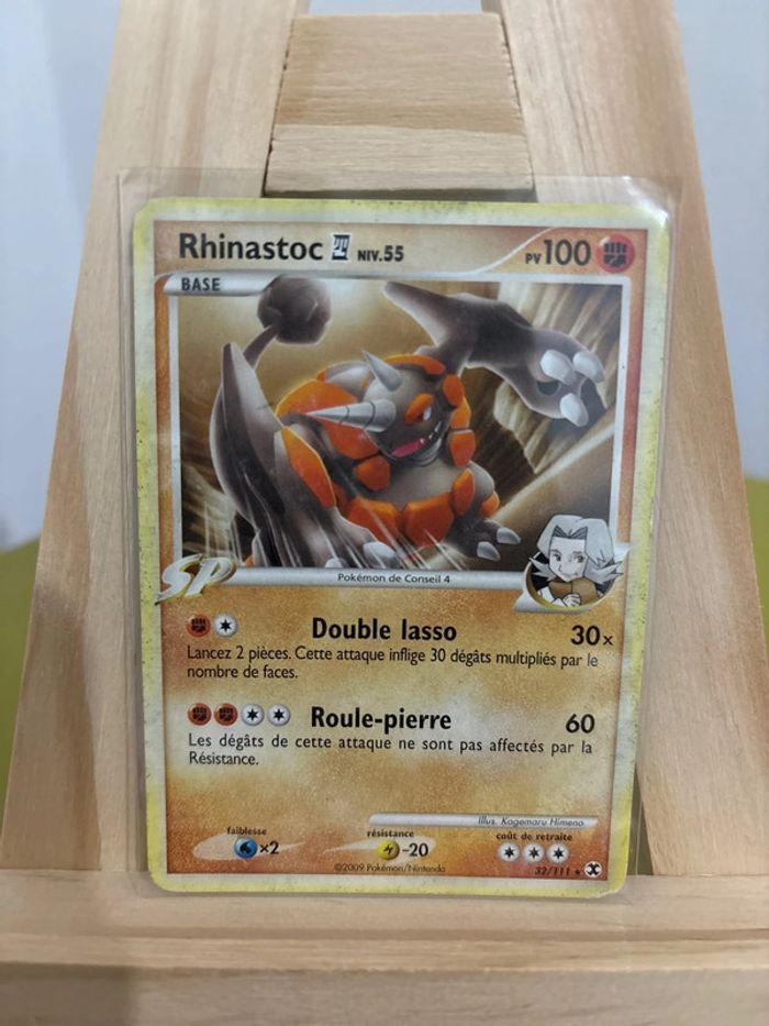 Carte Pokémon Rhinastoc 32/111 - photo numéro 1