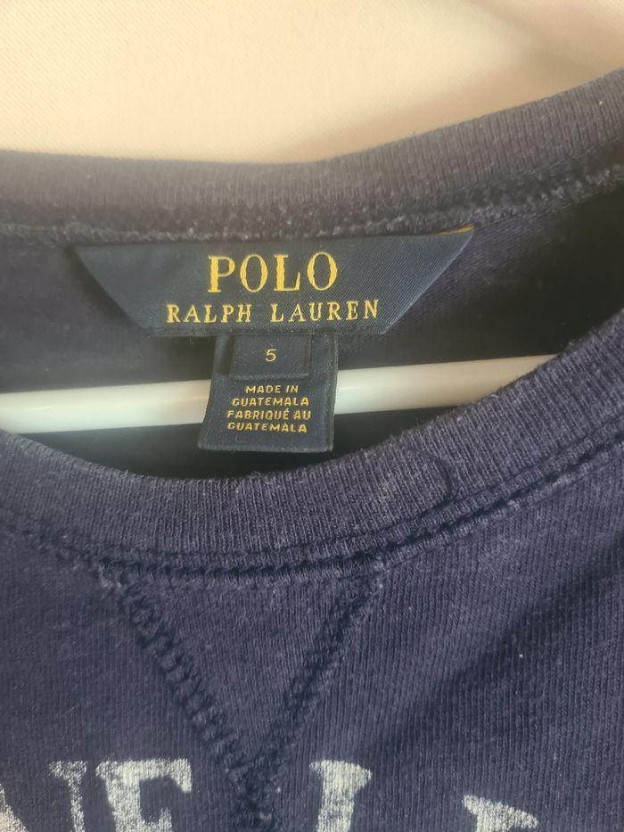 Sweat léger Ralph Lauren 5 ans - photo numéro 2