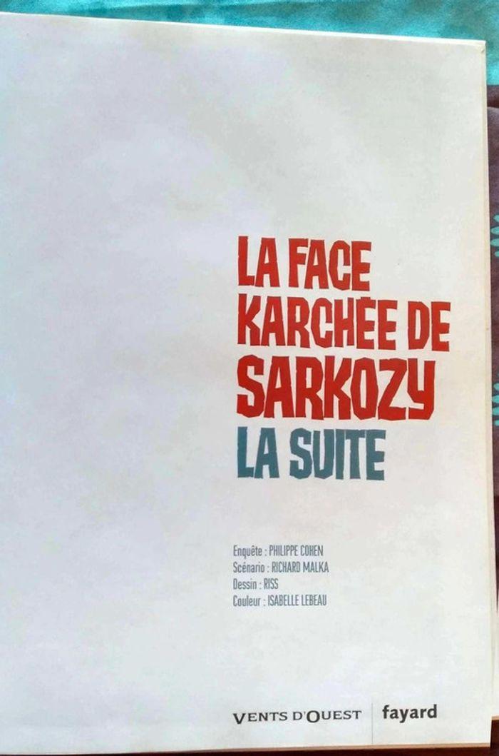 BD  Sarko  1er -  la  face karchée  de  Sarkozy tome  2 - photo numéro 4