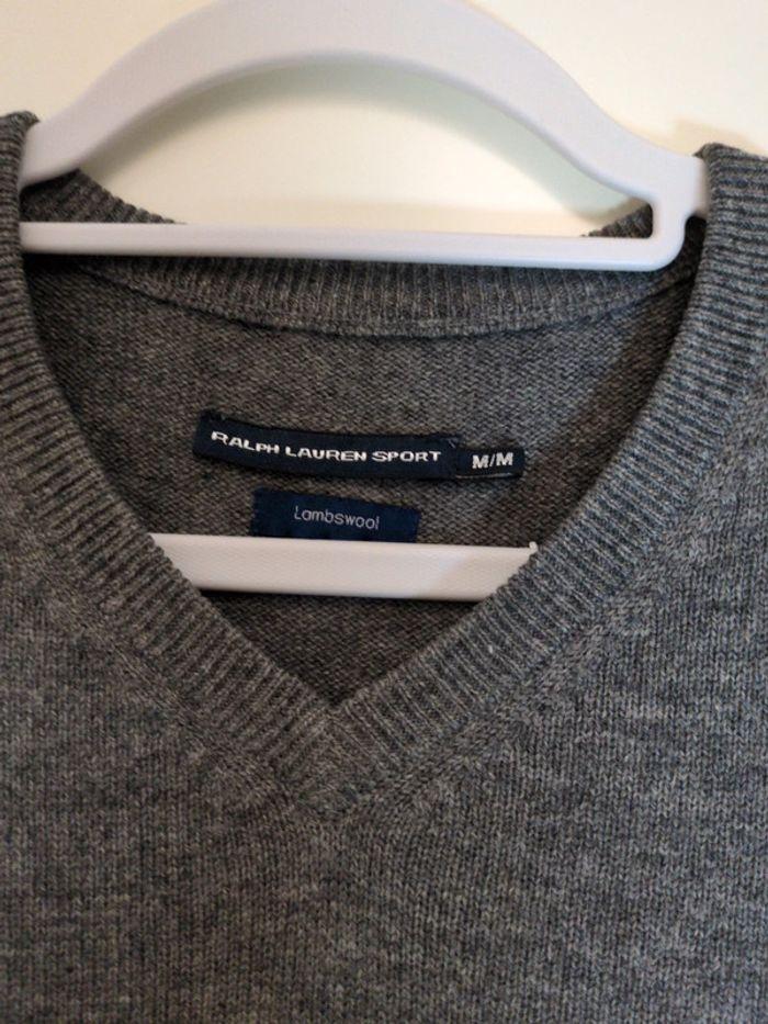 Pull lanbswool gris Ralph Lauren M - photo numéro 2